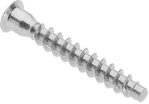 Mprofi MT® 20 Stycken | Confirmatskruvar 5x50mm | Möbelskruvar med Försänkt Huvud | Korpusförbindning i Förzinkat Stål | Insexbeslag för Skåpmontering