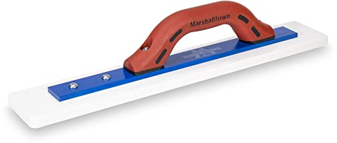 Marshalltown White Lightning Hand Float, Concrete Floating Made Faster and Easier, Smooth Professional Results, Made in The USA, WTLF18