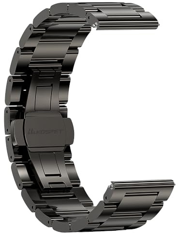 KOSPET 22mm Edelstahl Armband für Fossil Collider HR/TANK T4, M4, T4C, M4C, T3U2, T3, T3 Ultra, T2, M2, M3, M3 Ultra Smartwatch