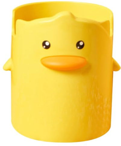 Veemoon Porte-Stylo Canard Jaune Mignon Organisateur De Bureau Multifonctionnel En Pp Pour Rangement Stylos Cosmétiques Et Fournitures De Papeterie