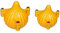 Kunststoffteile, klein und mittel, 3-fach gefaltet, Modak-Form für Ganpati, Diwali, Dussehra und andere Festivals (Modak-Form, 3-fach)
