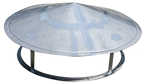 Schornsteinhaube, Rohr-Regenschutz-Schutzkappe Edelstahl-Abschluss-Dachhaube für Lüftungshauben-Regenhauben-Industrie, 0,8 mm und 500 cm (0,8 mm und 400 cm)