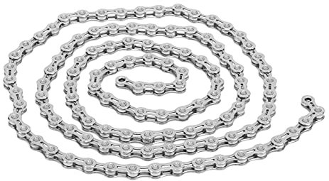 Dilwe Bike Chain, Lightweight 11 Speed 116 Links Half Hollow Bicycle Chain Replacement Parts for Mountain Bike