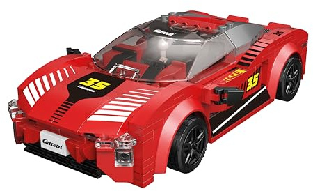 Carrera - 370200010 RC I 2,4GHz Construction Racer I RC Chassis mit Bausteinsatz zum Selber Bauen I 318 Teile I Volle Fahr- & Lenkfunktion I Rennspaß zum Selberbauen