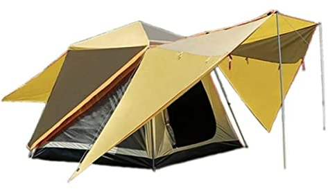 Camping Zelt Strandzelt Automatisches Pop-Up-Campingzelt Für 3–5 Personen Mit Sonnenschutzbeschichtung, Wasserdichtes Sofortzelt Im Freien Tragbares Zelt für Reisen (Color : B, Size : 240cm*210cm*18