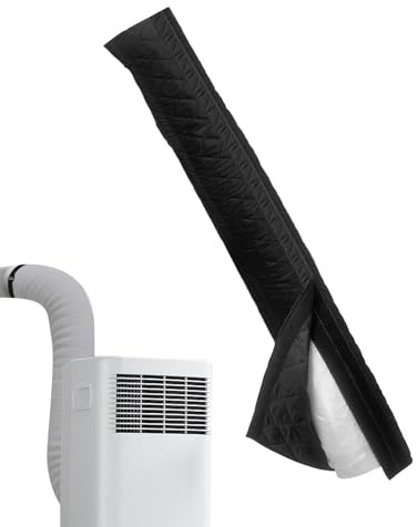 Cubierta de manguera de aire acondicionado, funda de manguera de aire acondicionado aislada, envoltura de tubería portátil con aislamiento térmico, cubierta de tubo de aire acondicionado para manguera
