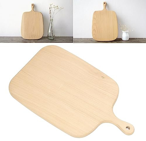 Niiyen Tabla de queso pequeña, resistente agujero para colgar de madera de haya, tabla de cortar de madera multiusos simple, juego de tabla de queso, tabla de queso de madera de (Groß)