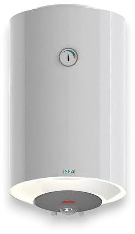 Briconess.com Scaldabagno Elettrico Verticale 50 Litri con bollitore in Acciaio ISEA
