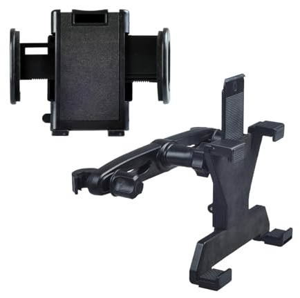 Hogvinnatil Support de tablette pour sièges d'auto, support de voiture pour tablette - Montage de téléphone arrière réglable | Accessoires de voyage, support de téléphone extensible multifonctionnel