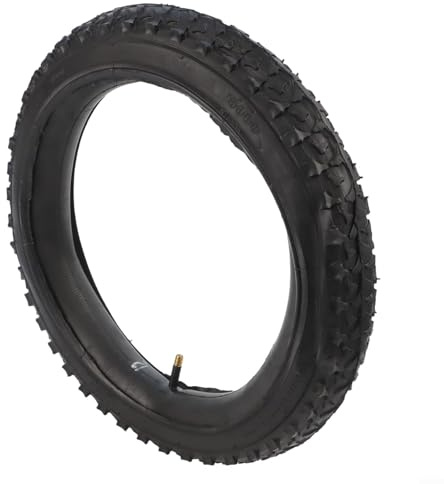 40,6 cm (16 Zoll) Fahrradreifen für Kinder mit Schlauch bietet zuverlässige Traktion und Griffigkeit für eine sichere und komfortable Fahrt (40,6 x 5,4 cm Außenreifen + Innenschlauch)