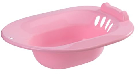 IWOWHERO Sitzbadewanne mit Anti-überlaufloch Faltbares Toiletten-sitzbecken für Schwangerschaft Wochenbett und Hämorrhoidenpflege Hygienisch Leicht zu Reinigen mit Anti-auslauf-design für