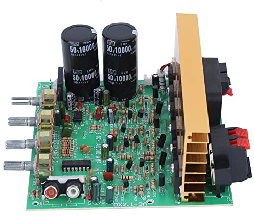 YDuupxe Power Amplifier Board Volume Potentiometer 2.1 Channel 300W High Power Module with Subwoofer Circuit for Audio System