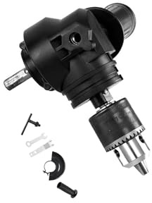 YIXANNX Adattatore per trapano ad angolo retto, adattatore per trapano ad angolo retto, facile da installare, configurazione a 90 gradi, compatto per elettrico manuale