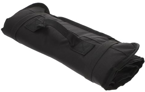 UPKOCH Bolsa de Cuchillos de Chef Portátil Negra de Tela Oxford Resistente 22 Ranuras para Cuchillos Maletín Enrollable Multifunción para Guardar de Cocina Profesional