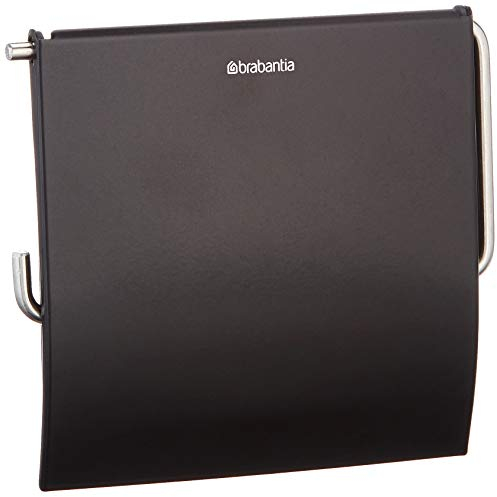Brabantia Toilet Roll Holder, Black Mat