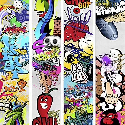 murando - Carta da Parati Adesiva PURO 10 m senza ripetere il motivo Concrete Stickers Fotomurali adesivi Carta da parati autoadesiva Fotomurale Stickers da muro Graffiti f-A-0257-j-a