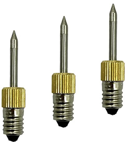 F Fityle 3 PCS Punte, Punte Saldatore Stagno, Punte di Saldatura per Saldatura, Testina di Saldatura USB per Strumenti per Punte di Saldatura con Interfaccia E10