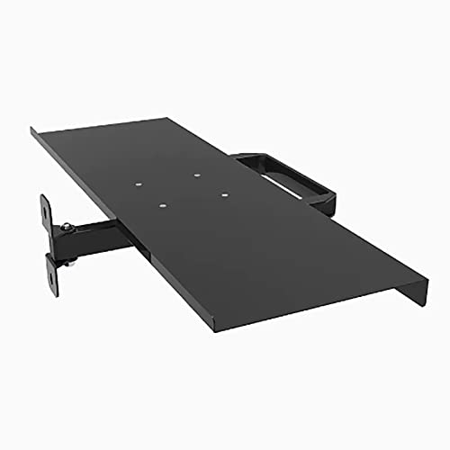 PEAMAN Tastaturauszug Tastaturablage Mit C-Klemme, Tastaturablage Wandmontage Ergonomischer Sitz-Steh-Arbeitsplatz mit klappbarer Tastaturablage