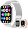 Reloj Inteligente Mujer 1.7 Smartwatch Mujer con Llamadas, Smart Watch con Pulsómetro Monitor de Sueño, Pulsera de Actividad Impermeable IP67 con Podómetro Reloj Deportivo para iOS Android 3 Correas
