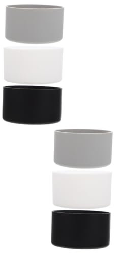 HOMSFOU 6pcs Silicone Bottle Cover for Mist Spray Bottle Elastic Silicone Sleeve