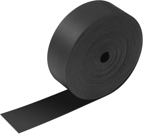 Sacubee 1 Inch Heat Shrink Tape Electrical Roll Black Shrink Wrap Tape Electrical Heat Shrink Tubing Activates Upon Heating Melts and Seals
