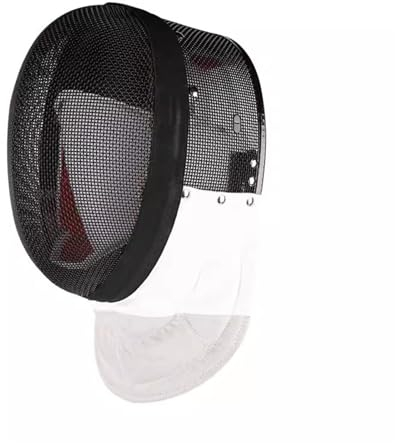 KXJPIZIYB Florett-Fechtmaske, Fechtschutzhelm, Fechtausrüstung, für Florett-Athletentraining, Einsatz Für Athleten, 350N(X-Large)