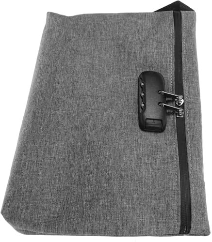 TOVINANNA Kombinationsschloss Geldtasche Mit Reißverschluss Wasserdichtes Und Sicheres Aufbewahrungsfach Für Bargeld Und Dokumente Für Und Partys