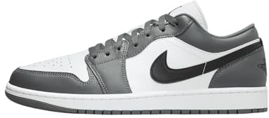 Air Jordan 1 Low Men's Shoes (553558-152, White/Iron Grey/Black)