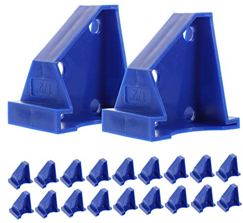 Angoily Kit de de Sol Stratifié 20 Pièces avec Entretoises 1/2/4 pour Une Installation Facile