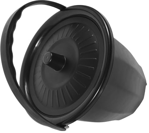 UTHCLO Pot De Chambre Adulte Unisexe En Plastique Couvercle Hermétique, Bassin De Lit Portable Noir, Urinoir Pour Personnes Âgées Et Femmes Enceintes, Pot
