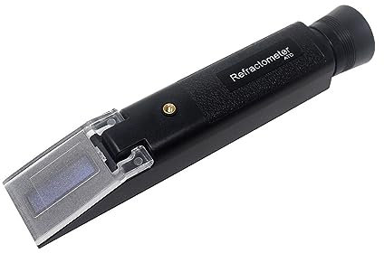 Brix-Messgerät, Handgehaltenes Brix-Honig-Refraktometer 0~32% ATC-Refraktometer Honig-Feuchtigkeitstester