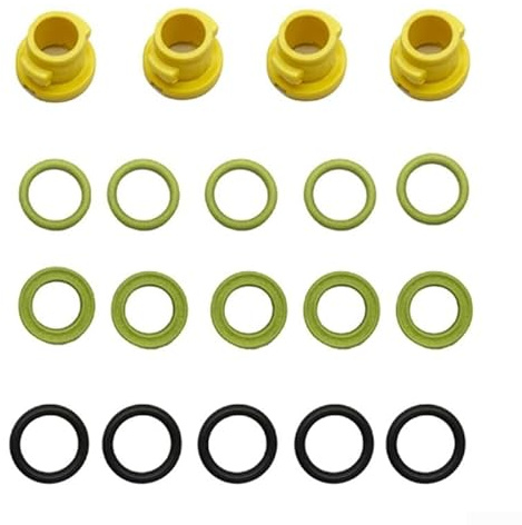 19 guarnizioni in nylon ad alta pressione compatibili con 2.880-001.0, anelli di guarnizione di collegamento per ugelli e tubi per lavaggio auto