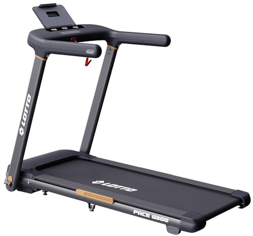 Tapis Roulant Elettrico Lotto Pace G300, 2.5 HP, 1–15 km/h, Inclinazione Automatica 20 Livelli, Superficie 120×45 cm, LED Display, Bluetooth FitShow/Kinomap/Zwift, 12 Programmi, Pieghevole, Max 120 kg