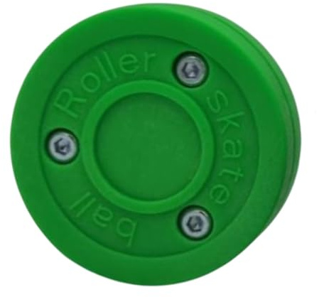 harayaa Rollhockey Puck, Trainingspuck, Feldhockeyball, Glatter Straßenhockey Puck, Eishockey Puck für Spiel, Sportaktivitäten, Kind, GrÜn