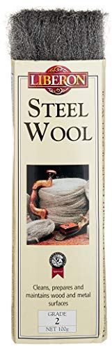 Libéron Steel Wool - Ideal For Heavy Cleaning - Perfect For Paint & Varnish Removal - Removes Rust - Grade 2 (Medium) - 100g