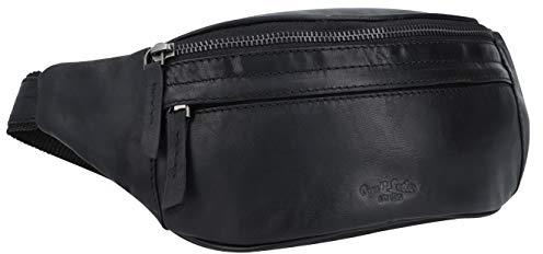 Gusti Gürteltasche Leder Spencer I Bauchtasche Leder Damen & Herren I Hochwertige Hüfttasche Herren & Damen aus Echtleder mit verstellbarem Gurt