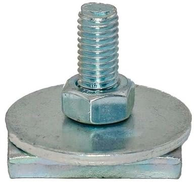 Dalsys Hammerkopfschraube für Montageschiene 38/40 Silber M8x35, 50 Stück, zur Anwendung an einer Installationsschiene, verzinkter Stahl