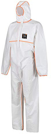 Alpha Solway Alphashield 2200 Lightweight Elasticated Zip-Up Protective Coveralls (X-Large)