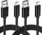 USB Charging Cable Compatible with PS5 Controller 2 Pack 2M, USB C Type C Charger Cord Compatible with Xbox Series X/Series S Sony PS5 Dual Sense Controllers, Nintendo Swith and Switch Lite