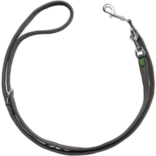 HUNTER Verstellbare Führleine Divo 25/200, braun/grau