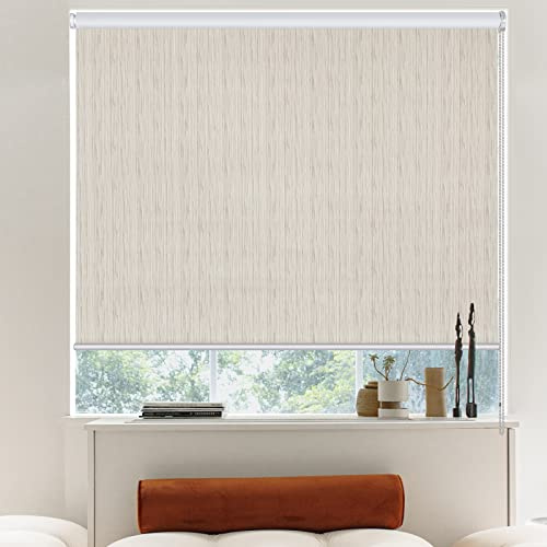 HIDODO Estores para Ventanas, Persianas Opacas Enrollables con Aislamiento Térmico, Cortinas de Oscurecimiento de Habitación 30 Pulgadas de Ancho x 72 Pulgadas de Largo, Beige