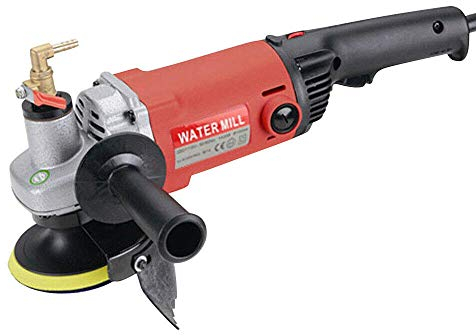 kangten 1400W Nass-Steinschleifer Schleifmaschine Naßpolierer Poliermaschine mit Zubehör 6-teilige Polierpads Satz Perfekt zum Schleifen Polieren