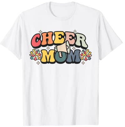 Cheer Mom Cheerleader Mama Mama Cheerleading Team Retro T-Shirt