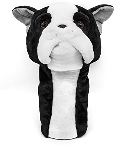 Golfschlägerhaube mit französischer Bulldogge – schöne Tierclub-Abdeckung für Fahrer 460 cc – passend für PXG, Callaway Epic, Taylormade M2 M6 usw.