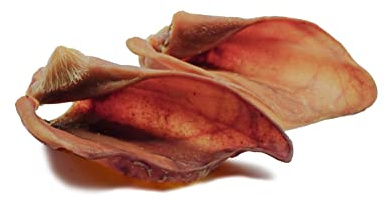 123... Hund dabei! - Orejas de cerdo de primera calidad, secado al aire, sin aditivos, 100% natural, aperitivos masticables para perros (100 unidades)