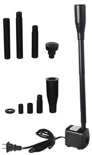 Yardwe 1 Satz Tauchpumpe Für Fischbecken Mini-springbrunnenpumpe Wasserpumpe Für Aquarien Mini-wasserpumpe Pumpe Für Gartenbrunnen Garten Wasserpumpe Umwälzpumpe Verdreifachen Abs