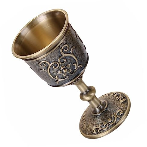 COLLBATH Cáliz De Metal Retro Mini Para Vino Taza De Diseño Para Fiestas y Celebraciones Copas Vintage