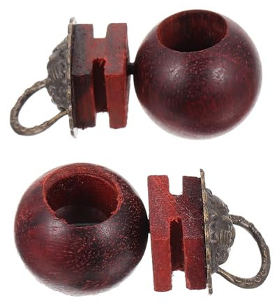 WOONEKY 2stücke Futterschale Für Grillen Futterhalter Für Heuschrecken Hochwertige Holzmaterialien Stabile Leistung Langer Lebensdauer Retro-Ornament Für Heuschreckenkäfig Einfache