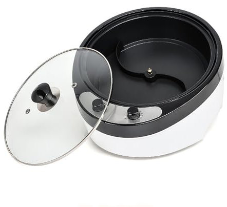 1800W Elektrischer Kaffeebohnenröster Maschine Kaffeeröster Mit Temperatureinstellung Konisches Design Mit Hoher Kapazität Geeignetes Backen Im Haushalt Für Müsli, Kaffee, Gewürze, Bohnen, Erdnüsse