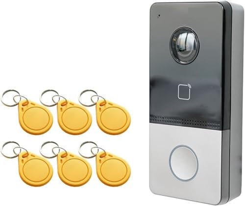 Campanello Ip Multilingue Ds-kv6113-wpe1 (c), Campanello WiFi, Citofono, Videocitofono, Impermeabile, Sblocco Scheda IC, with Cards